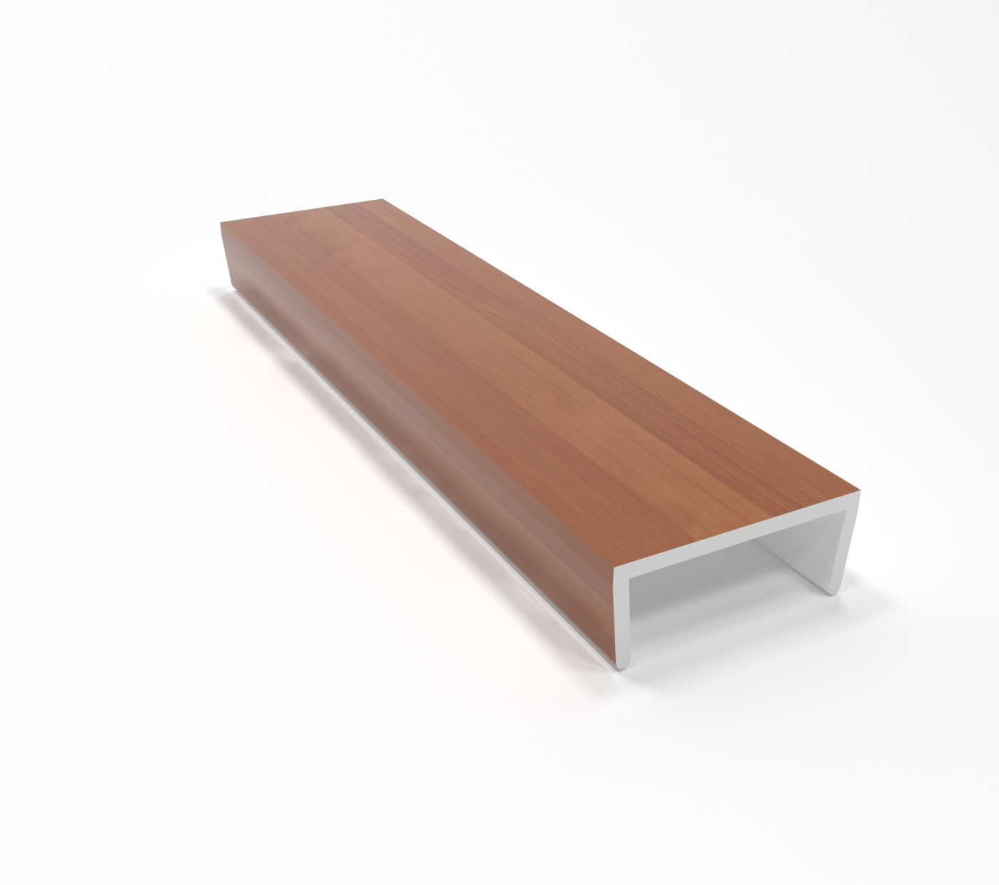 Магазин мебельной фурнитуры - Торцевая заглушка Н-150 (7 вишня)/ПЭ1407